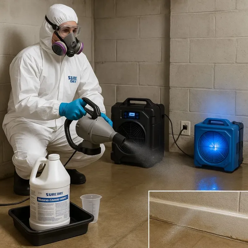Sanitization and Odor Removal process in Alsip, IL